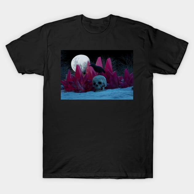 Goth Raven T-Shirt by occultfx